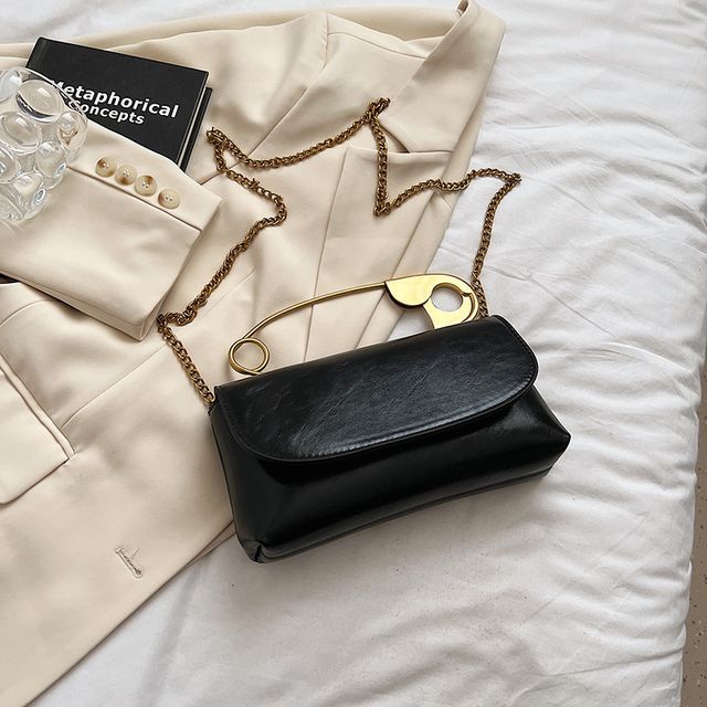 Bag Handle Crossbody Pin Safety Flap