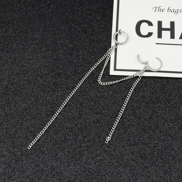 Chain Drop Earring / Clip-On Earring