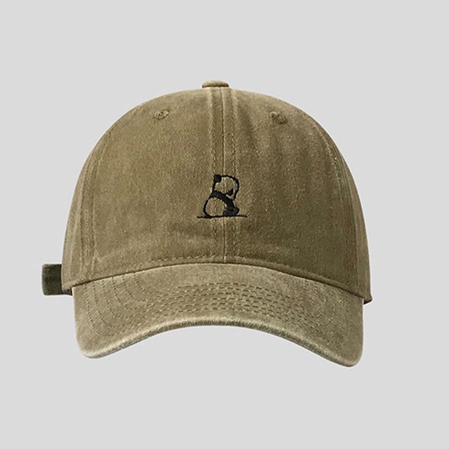 Panda Embroidered Cap Baseball