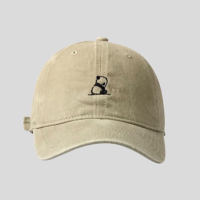 Panda Embroidered Cap Baseball