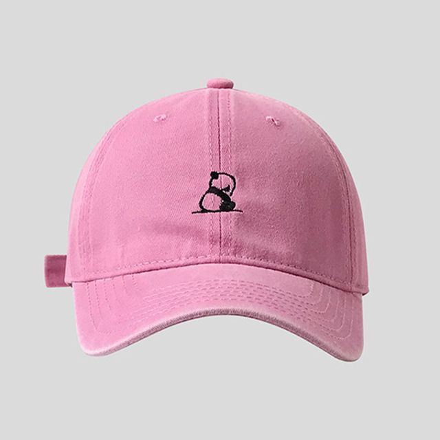 Panda Embroidered Cap Baseball