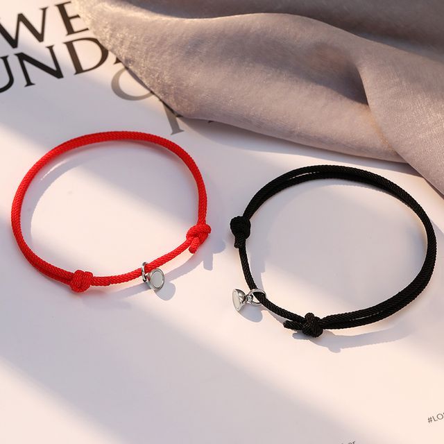 Couple Matching Magnetic Cord Bracelet