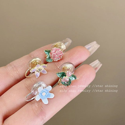 Alloy Earring 4: Set (Various of Designs) Floral