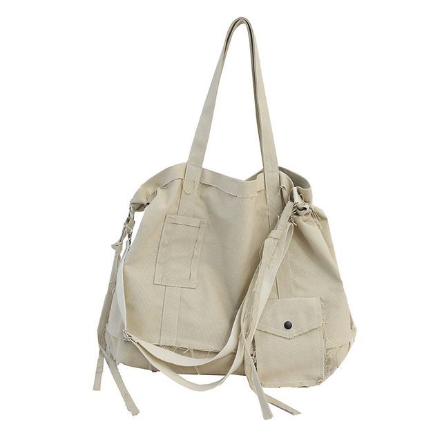 Bag Multi-Pocket Crossbody Frayed