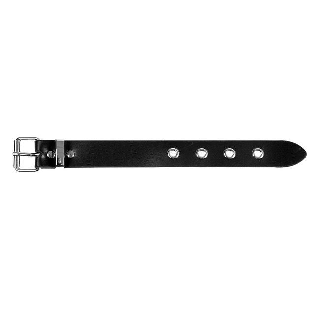 Faux Leather Buckled Bracelet