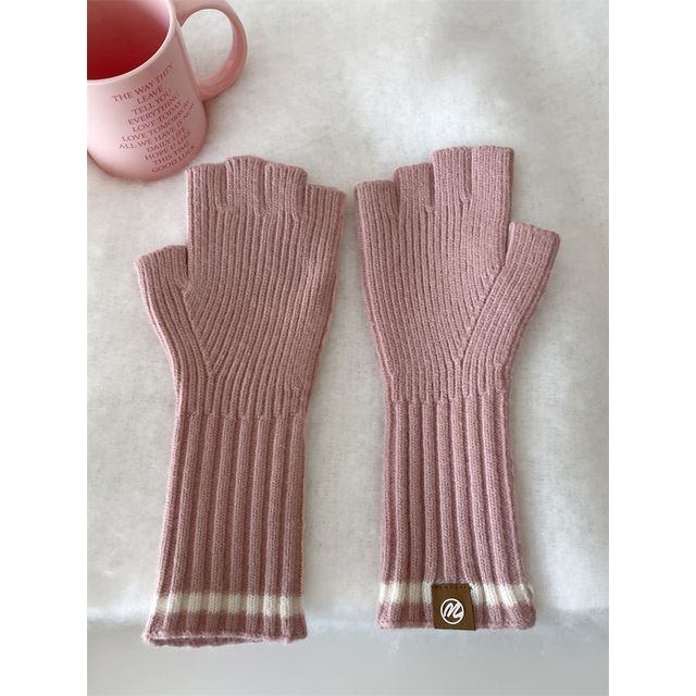 Knit Fingerless Gloves