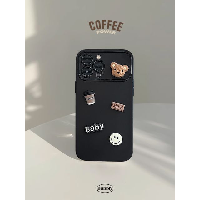 Case Phone Coffee Bear