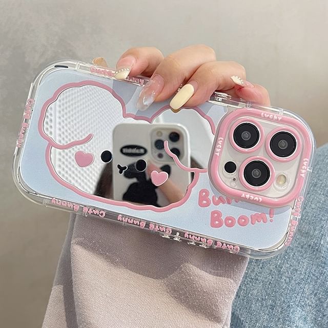 Mirrored Case Phone Dog