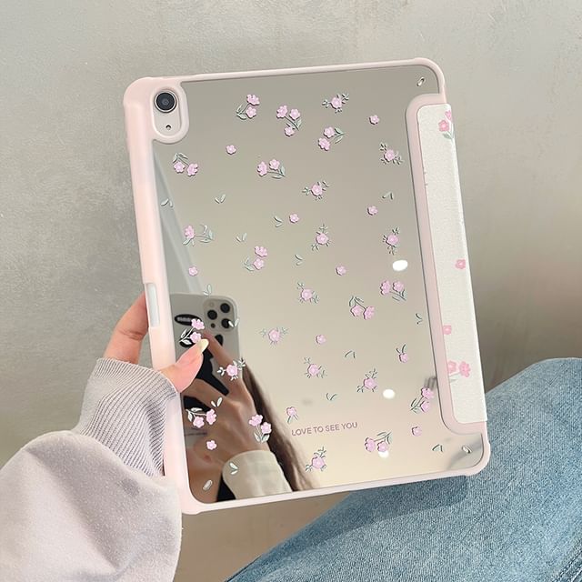 iPad Case Mirrored Floral