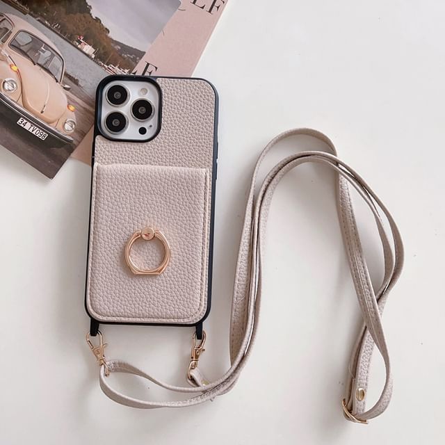 Phone Case Holder Faux Leather Card