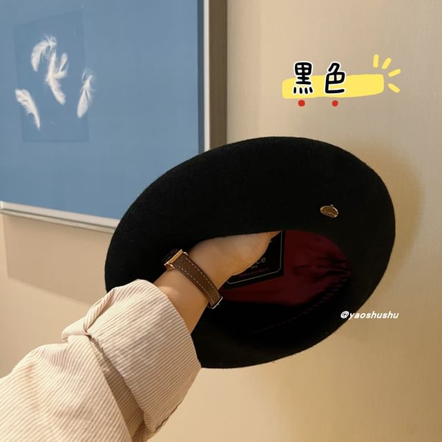 Plain Beret Hat
