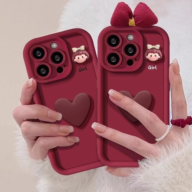 Phone Case Heart Girl