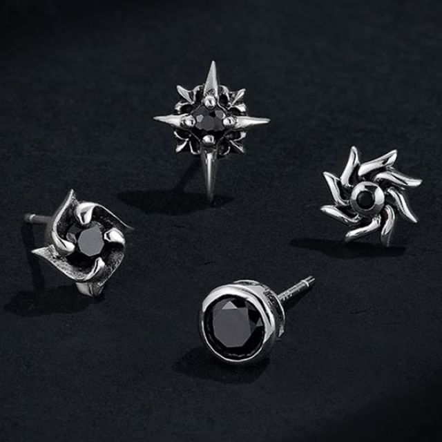 Rhinestone Alloy Stud Earring (Various Designs)