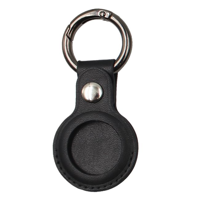 Faux Keyring Leather Holder AirTag