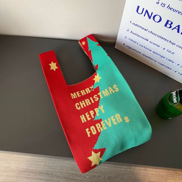 Small Bag Tote ) Designs Christmas ( Various Knit
