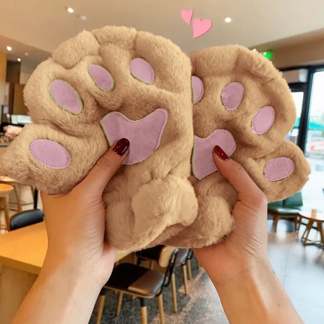 Fingerless Paw Gloves Cat