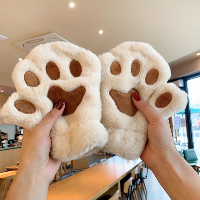 Fingerless Paw Gloves Cat