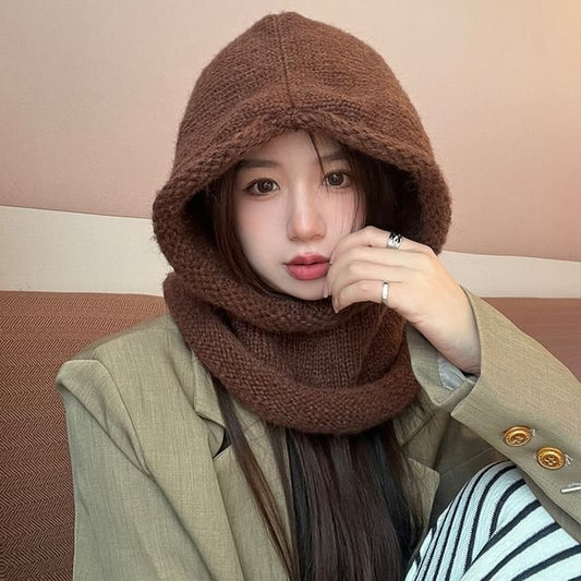 Plain Balaclava Knit