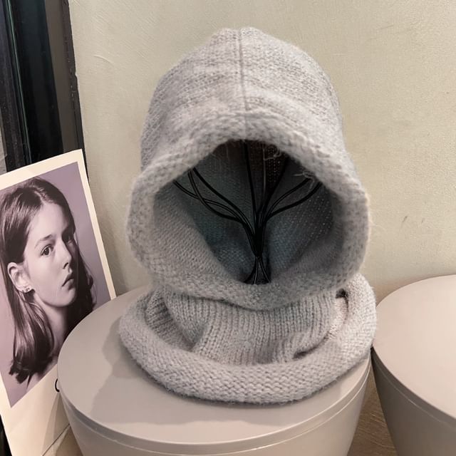 Plain Balaclava Knit