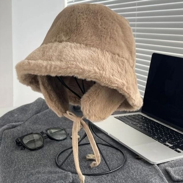 Bucket Fleece Hat Plain