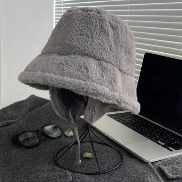 Bucket Fleece Hat Plain