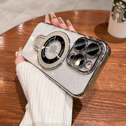 Ring Phone Glitter Case Stand