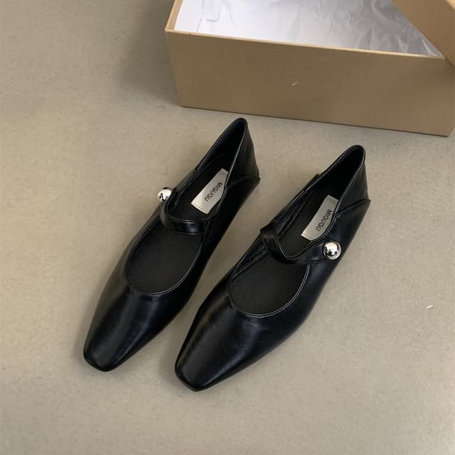 Mary Square Flats Toe Jane