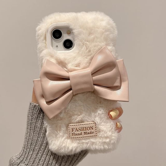 Phone Case Chenille Bow