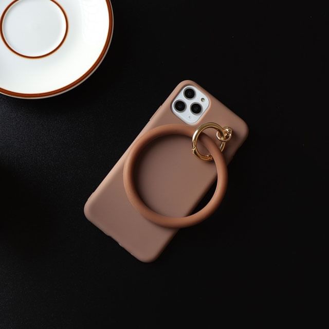 Plain Phone Hoop Charm Case