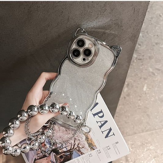 Phone Case Ear Cat Lanyard