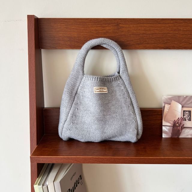Plain Bag Knit Tote