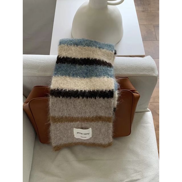 Scarf Striped Knit