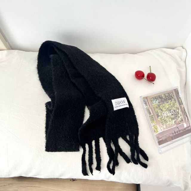 Scarf Plain Fringe