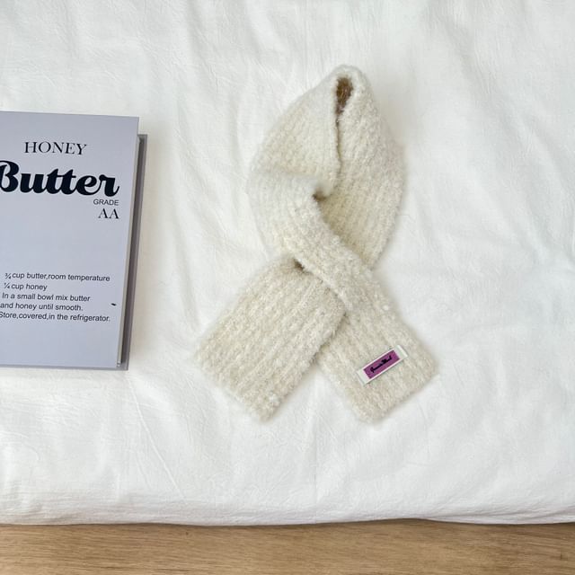 Scarf Light Knit Criss Cross