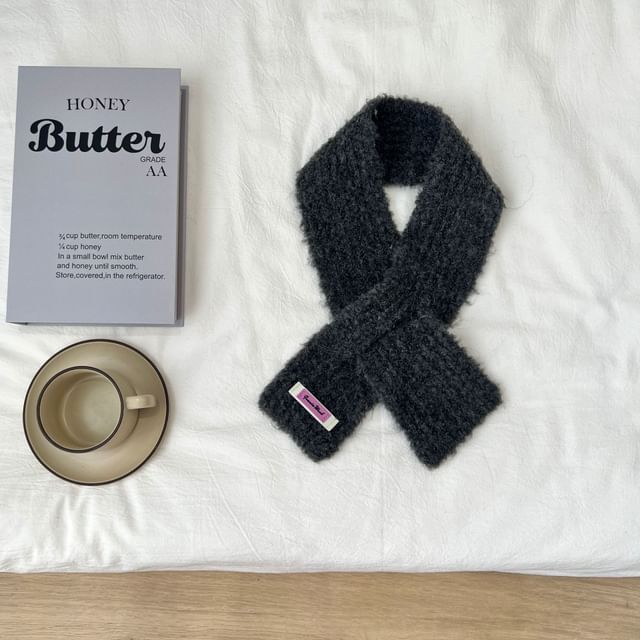 Scarf Light Knit Criss Cross