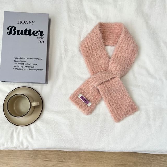 Scarf Light Knit Criss Cross