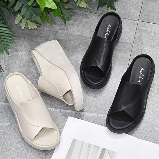 Slide Wedge Platform Sandals