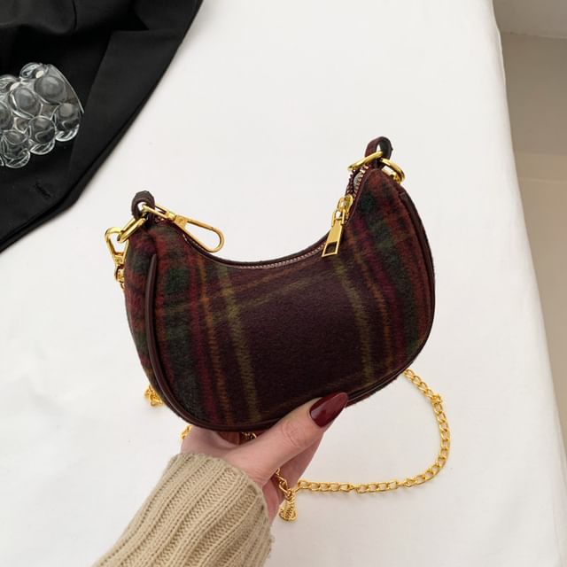 Crossbody Bag Strap Chain Patterned