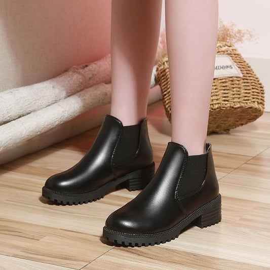 Short Boots Chelsea Faux Leather