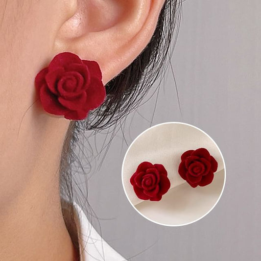 Cuff Ear Alloy Rose Flocking