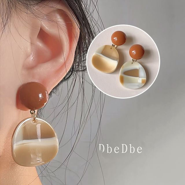 Drop Ear Alloy Acrylic Cuff