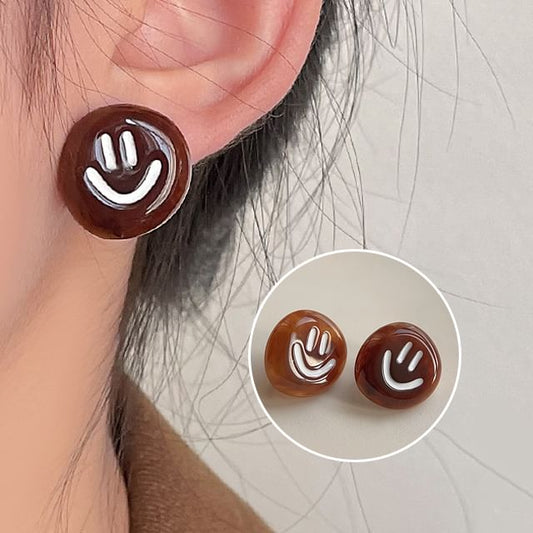 Acetate Cuff Ear Smiley Asymmetrical