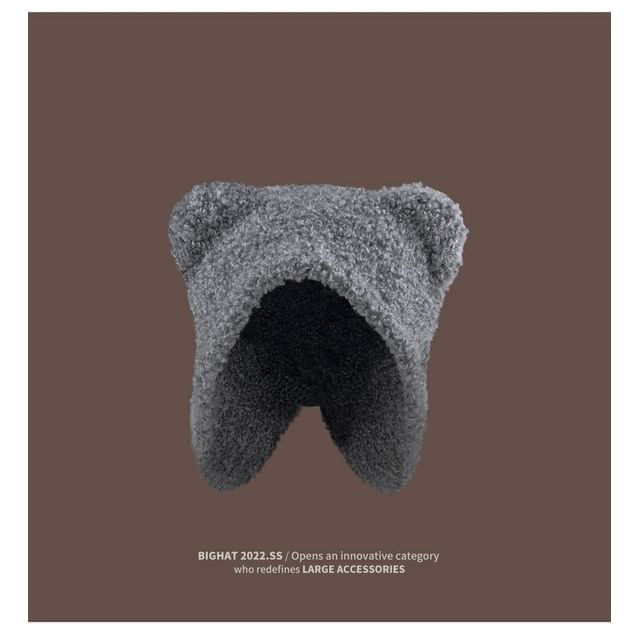 Fleece Hat Bonnet Ear Bear