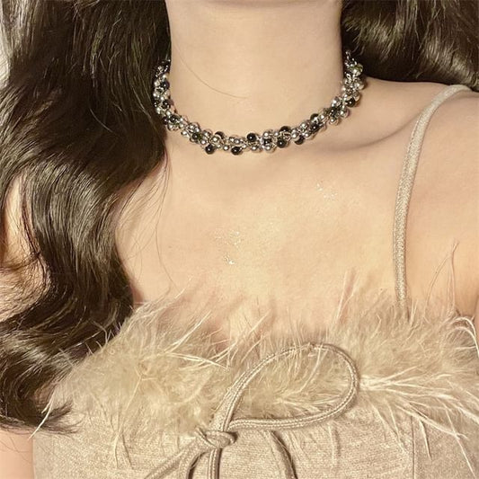 Beaded Choker Layered