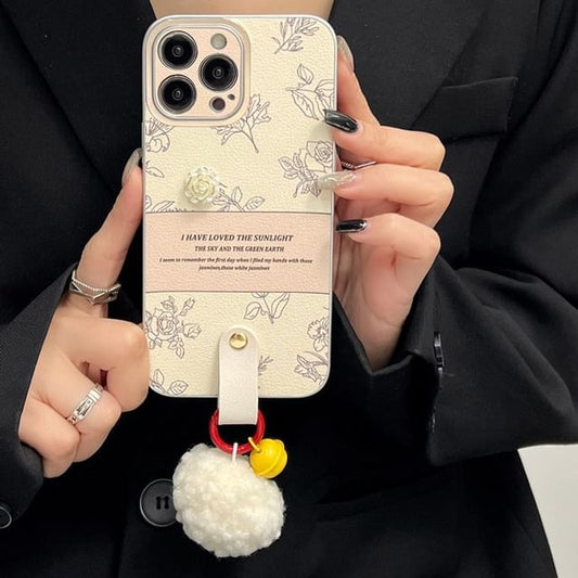 Bell Case Pom Phone Rose