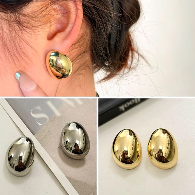 Earring Drop Alloy Thick
