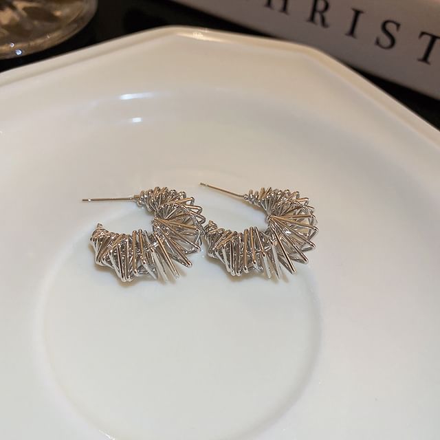 Designs) Tone Earring Silver (Various