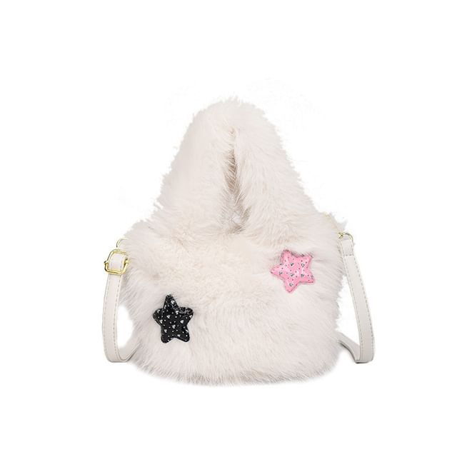Fluffy Plain Crossbody Bag