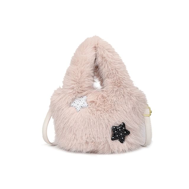 Fluffy Plain Crossbody Bag