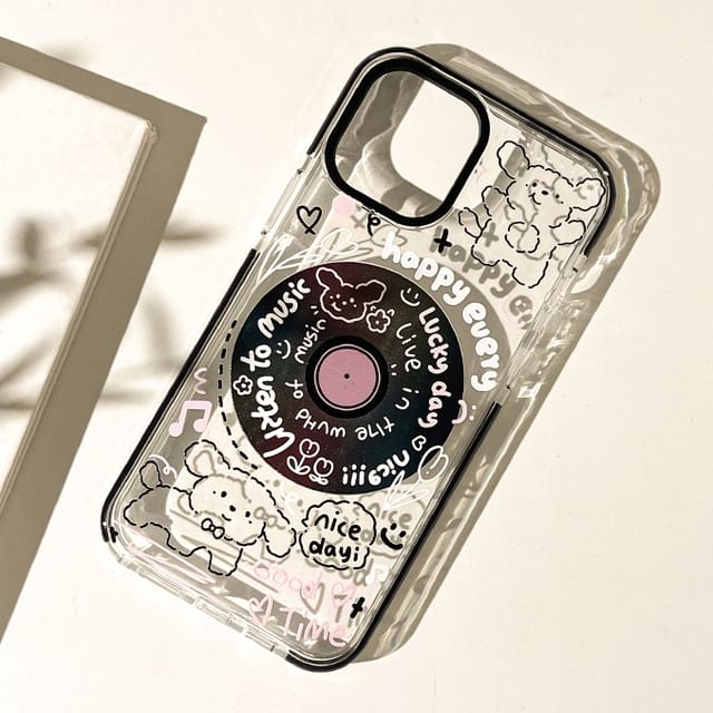Vinyl Record Phone Animal Case